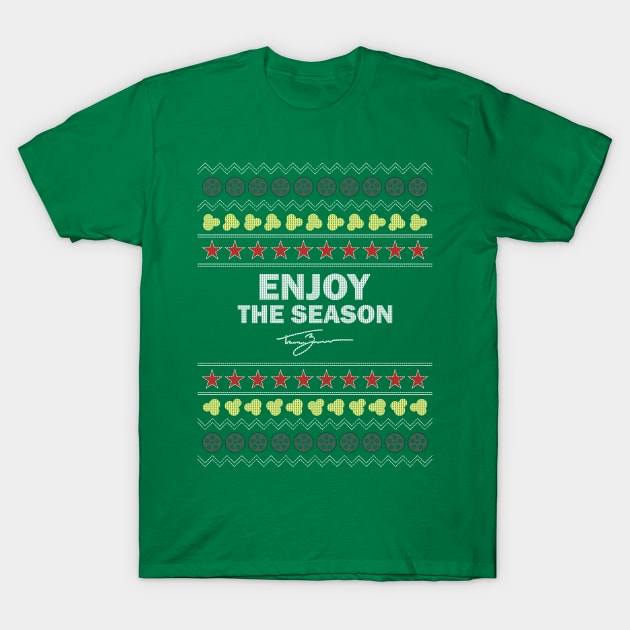 Tanner Zipchen - Enjoy the Season (Holiday Sweater) T-Shirt by TheClementW